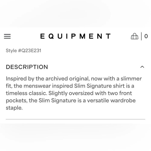 EQUIPMENT NWOT Slim Signature Silk Shirt in Rosewood - Picture 9 of 10